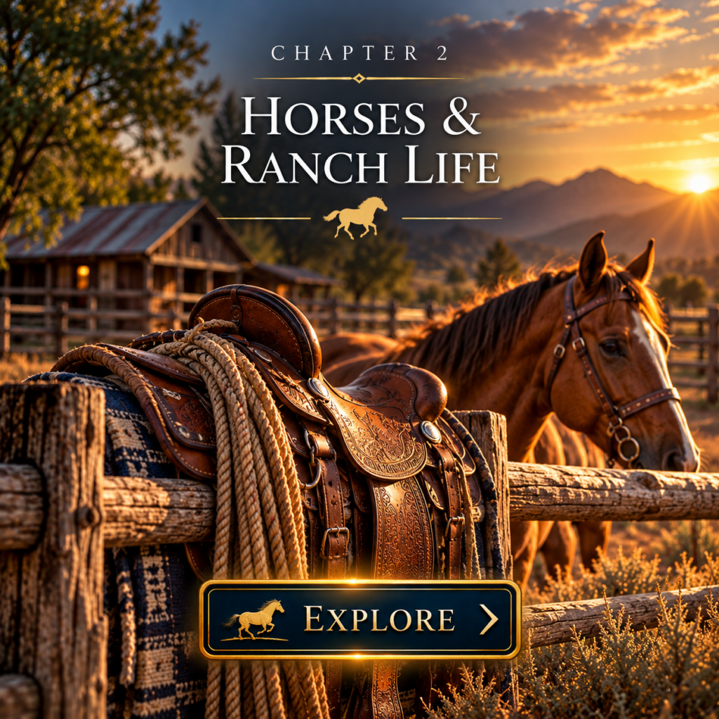 Chapter 2: Horses & Ranch Life – The Cowboy Within section on The Bruce Boxleitner Journey